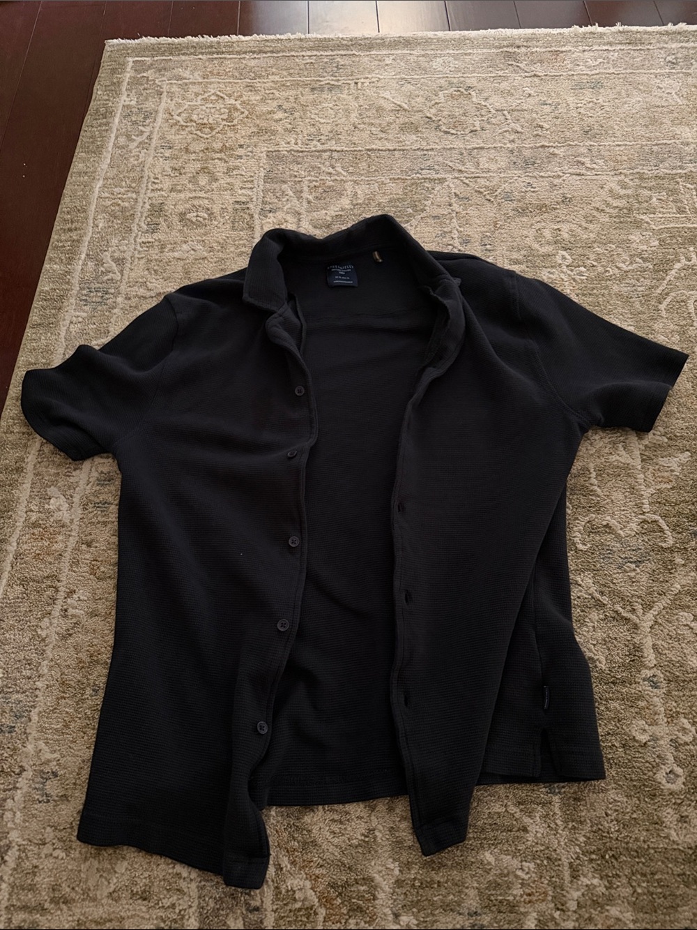 Steel & Jelly Black Short Sleeve Polo Shirt